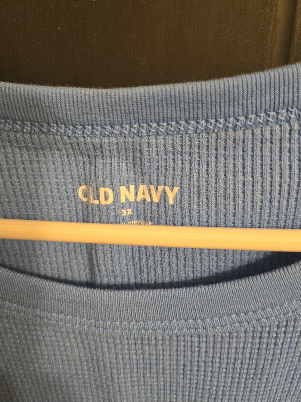 Old Navy Men's Light Blue Ribbed Crewneck Sweater